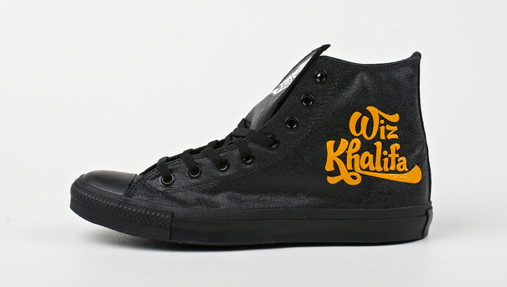 Brush Footwear x Converse Chuck Taylor All Star for Wiz Khalifa Black & Yellow (1)