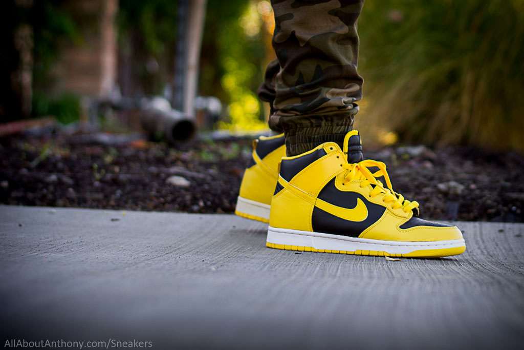 verse001 in the 'Goldenrod' Nike Dunk High