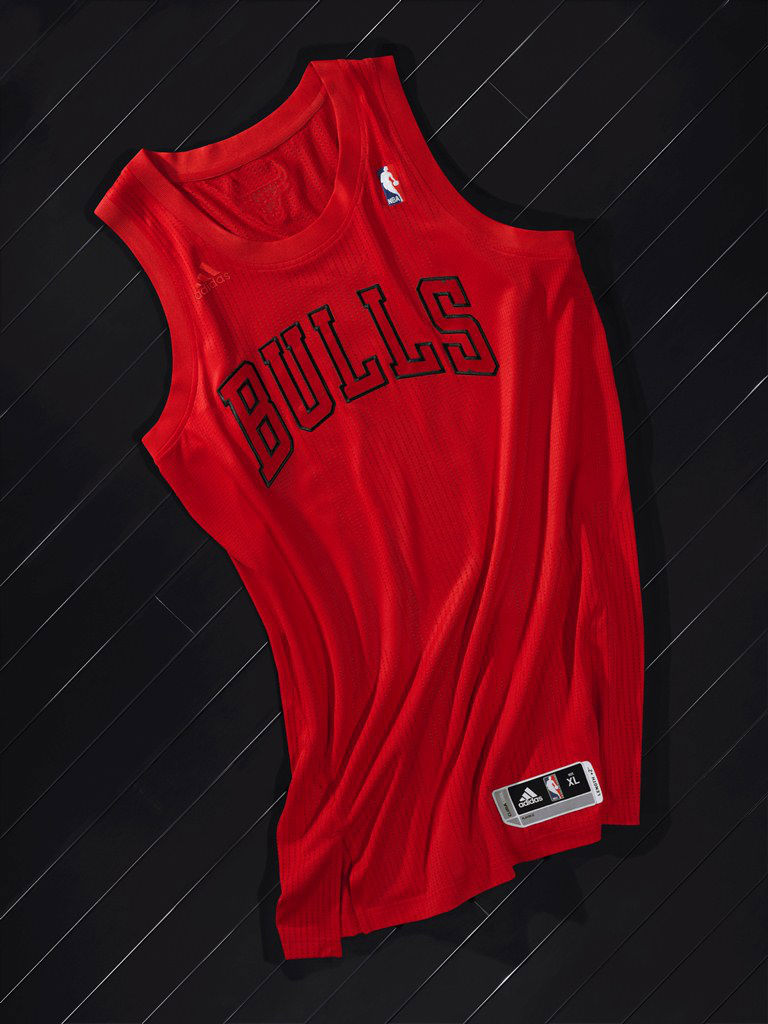 adidas BIG Color NBA Christmas Day Uniforms Chicago Bulls
