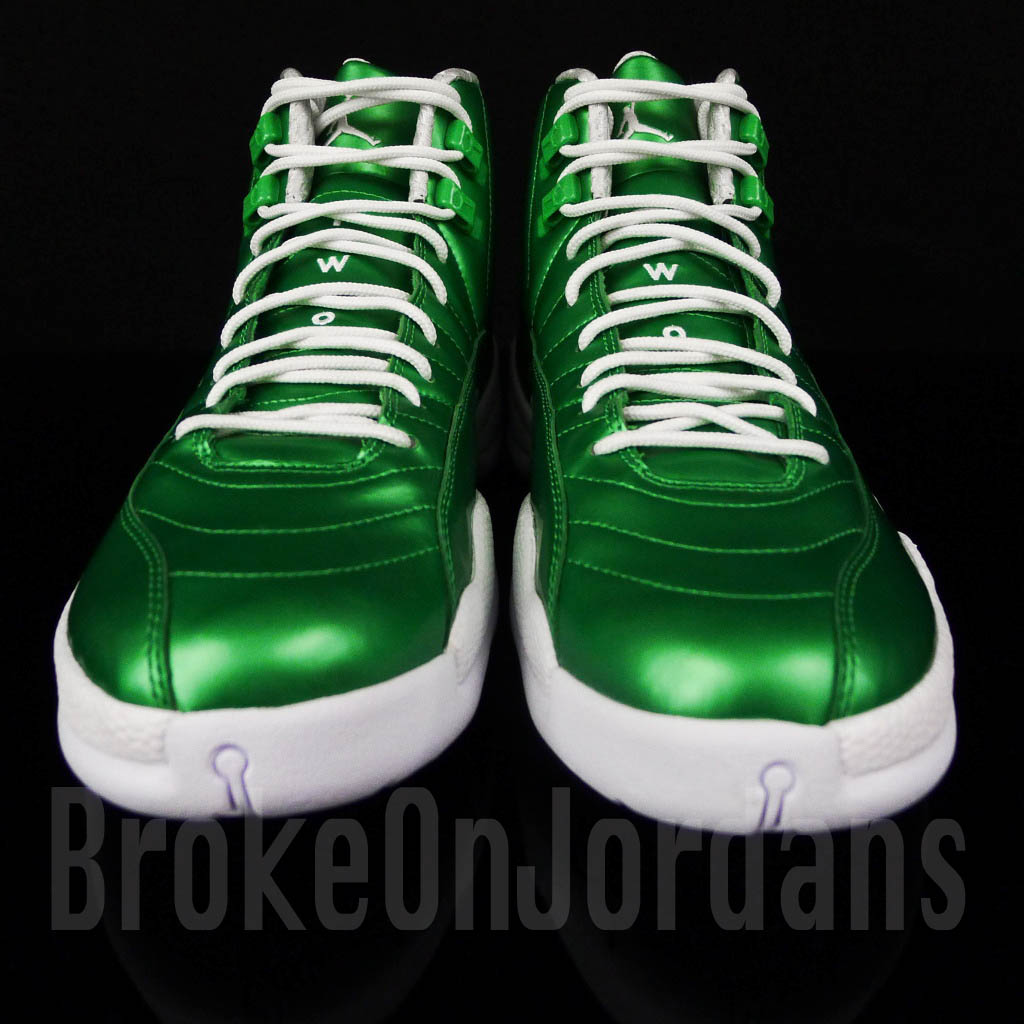 Air Jordan XII 12 Green White Sample (5)