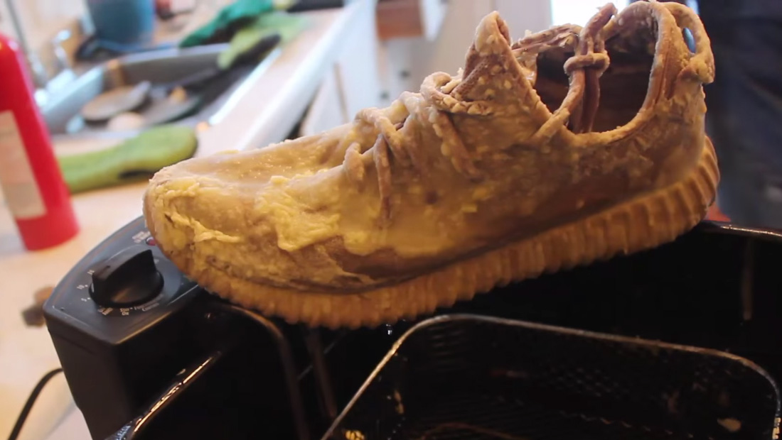 Watch This Guy Deep Fry His adidas Yeezys Sole Collector