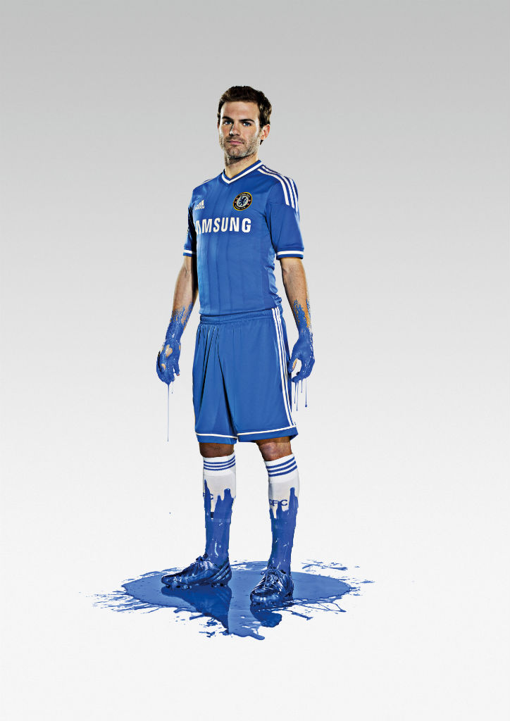 Chelsea FC & adidas Unveil 2013-14 Kit - Juan Mata