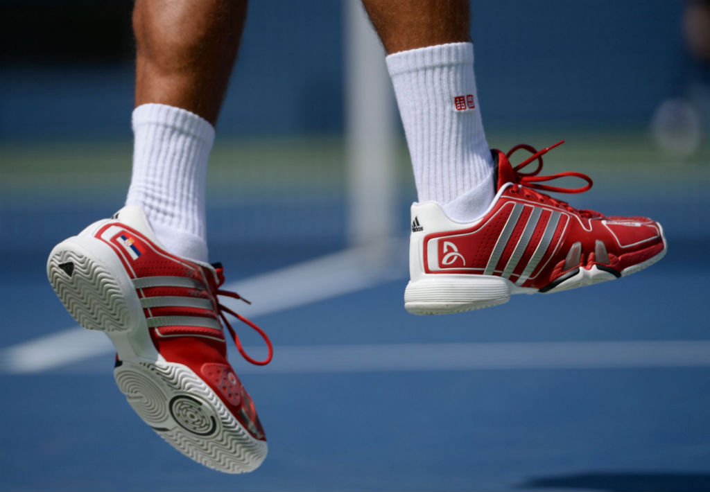 US Open 2013 // Novak Djokovic wearing adidas adipower Barricade 7.0 PE