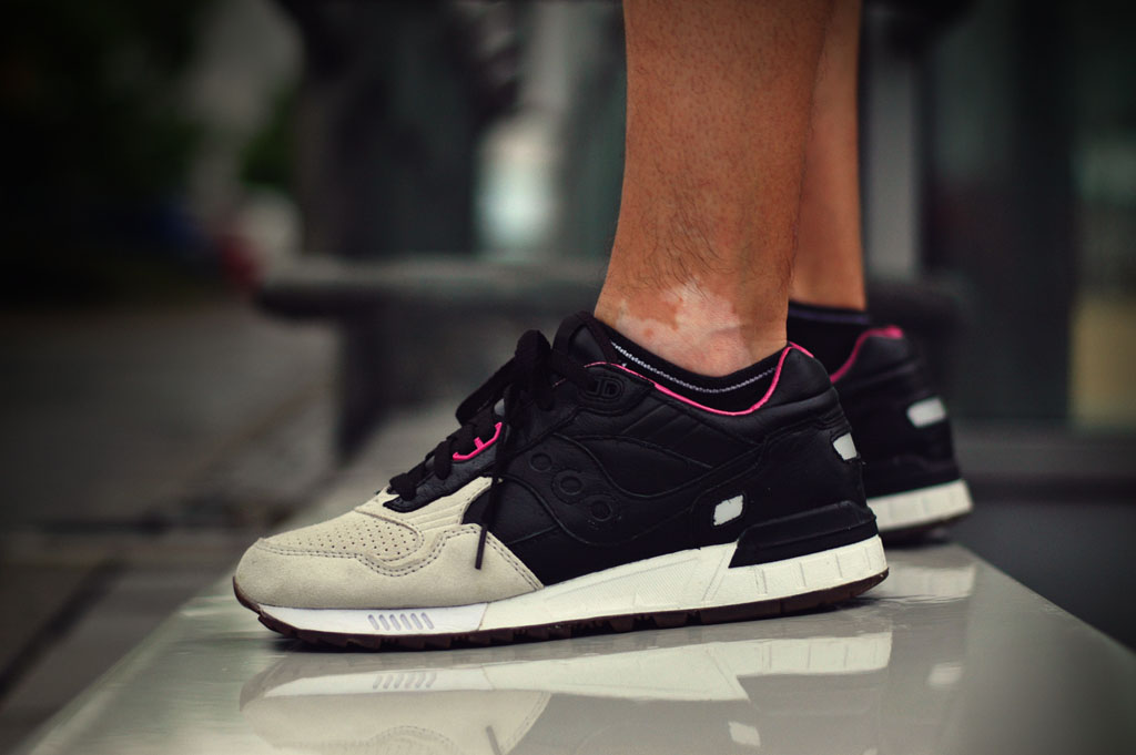 b_represent in the 'Grey Devil' Solebox x Saucony Shadow 5000