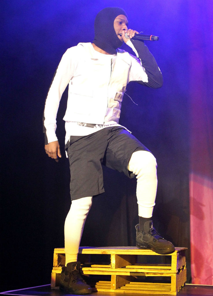 A$AP Rocky wearing Air Jordan IV 4 Black Cat (6)