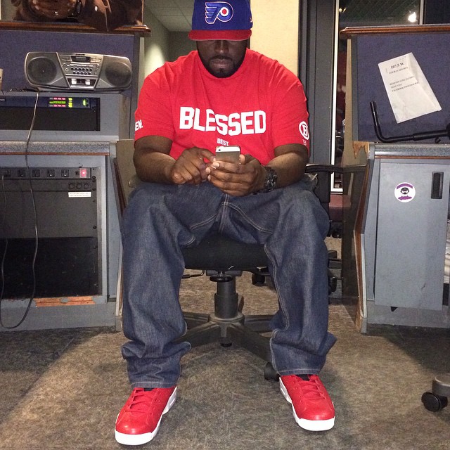 DJ Funk Flex wearing Air Jordan VI 6 Spizike
