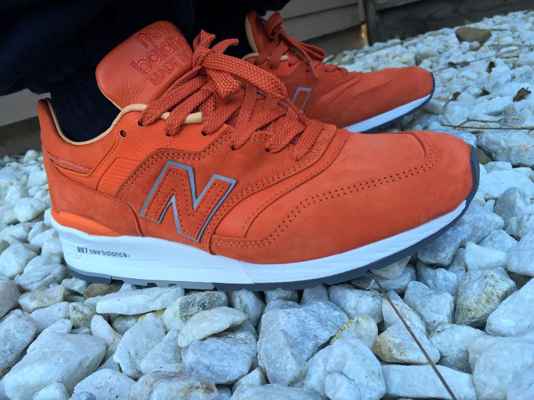 woonick wearing the 'Luxury Goods' Concepts x New Balance 997