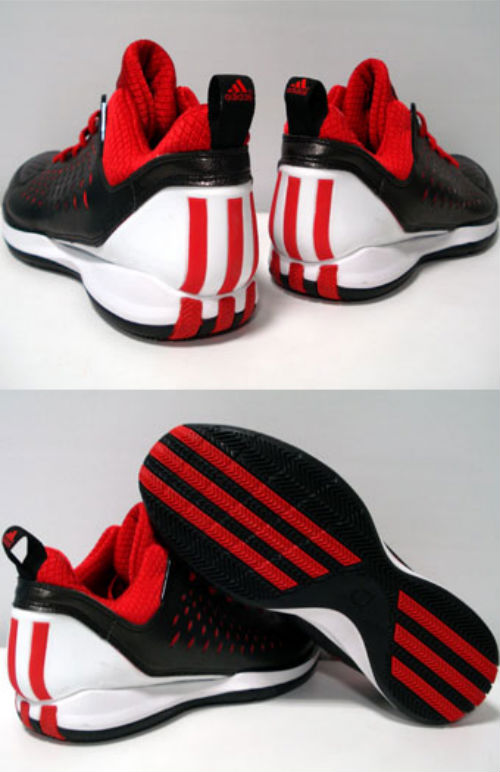 adidas Rose 3 Low The Chi Black Whit Red G65745 (4)