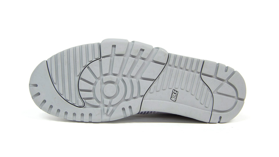 Nike Air Trainer 1 Mid SP Monotones pack in silver and midnight fog outsole