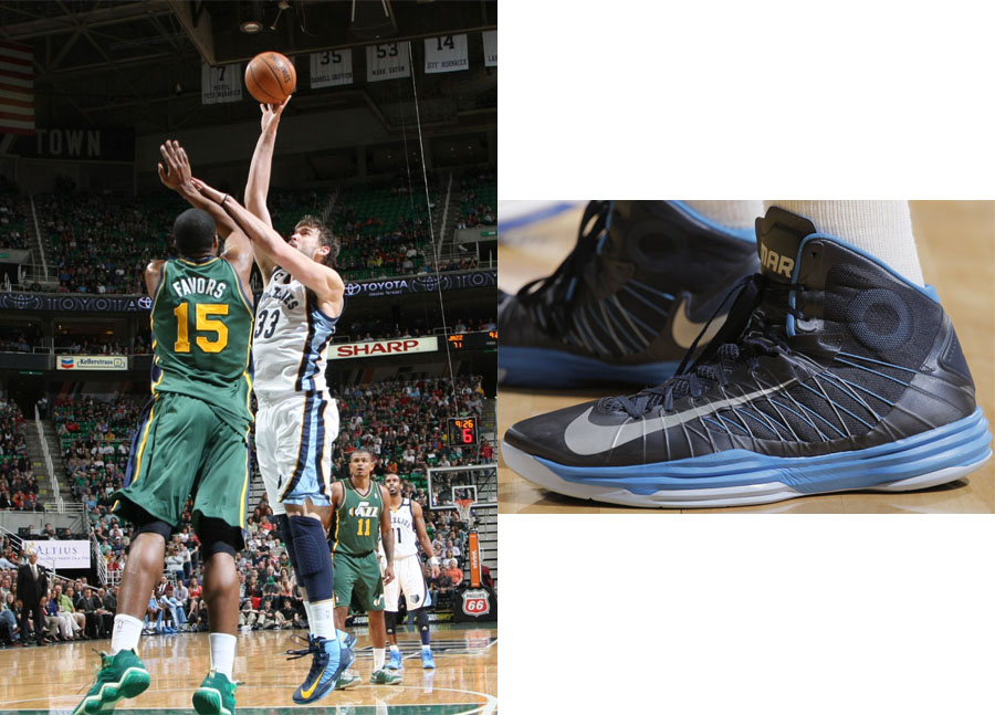 The 10 Worst NBA Plays of 2013 - 6. Marc Gasol Plays Defense with His Sneaker