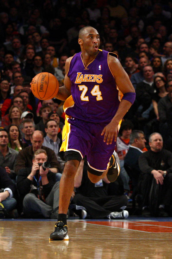 Kobe Bryant wearing Nike Kobe VII System Supreme Shoes