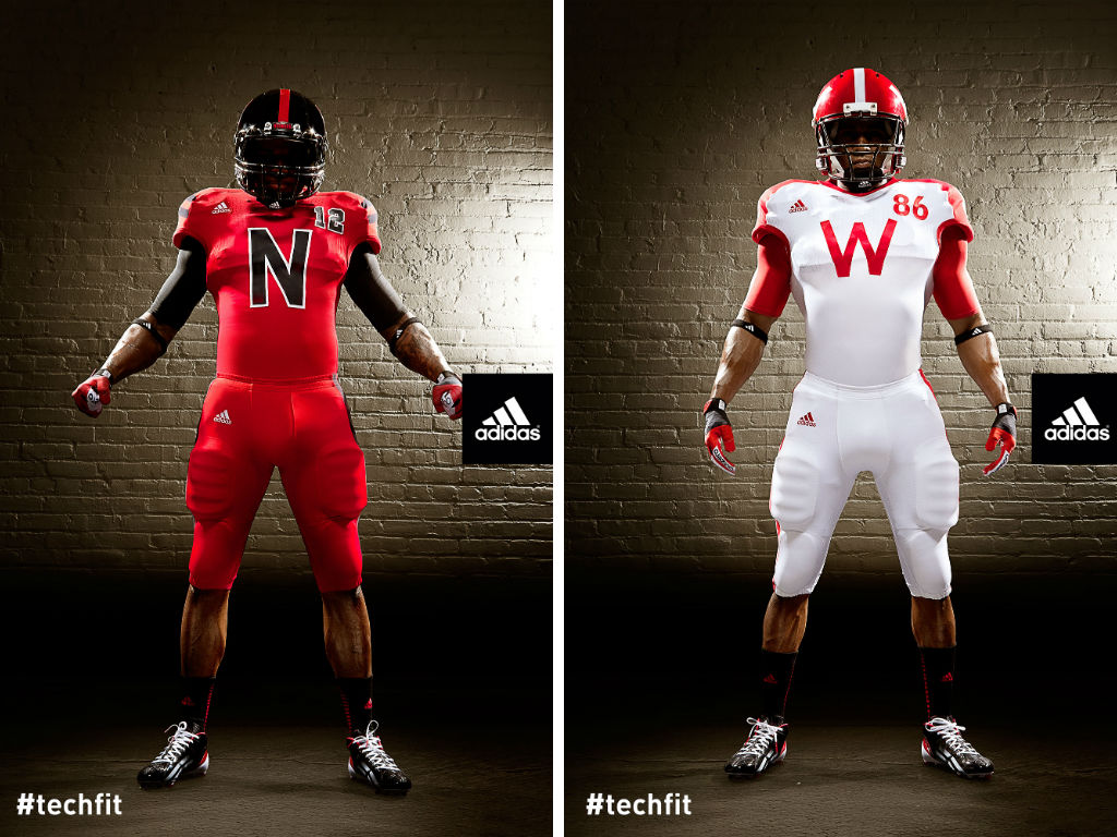 adidas Unrivaled Game TECHFIT Uniforms Nebraska & Wisconsin