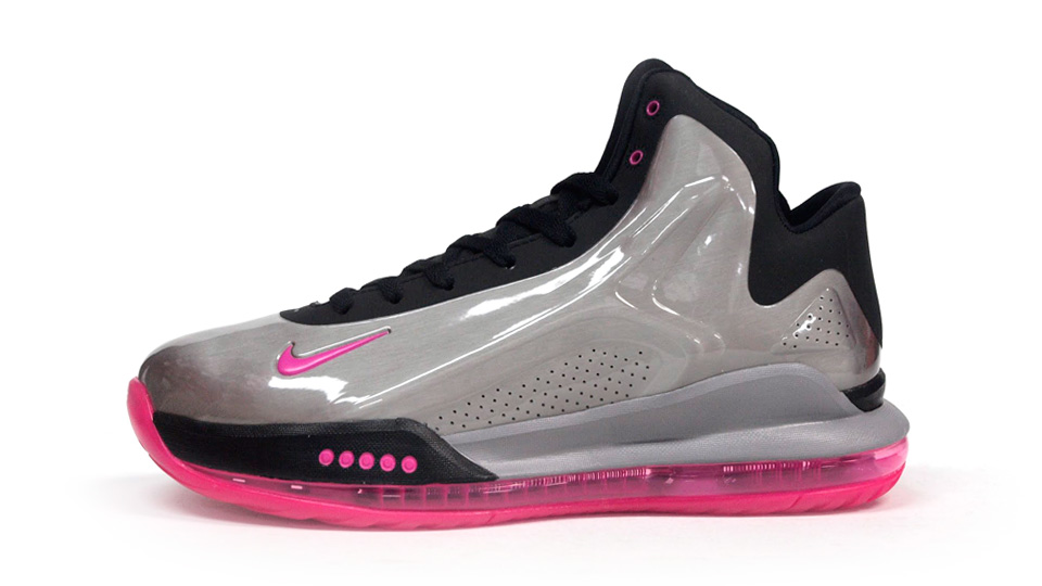 Nike Zoom Hyperflight Max in Metallic Pewter and Pink Foil profile