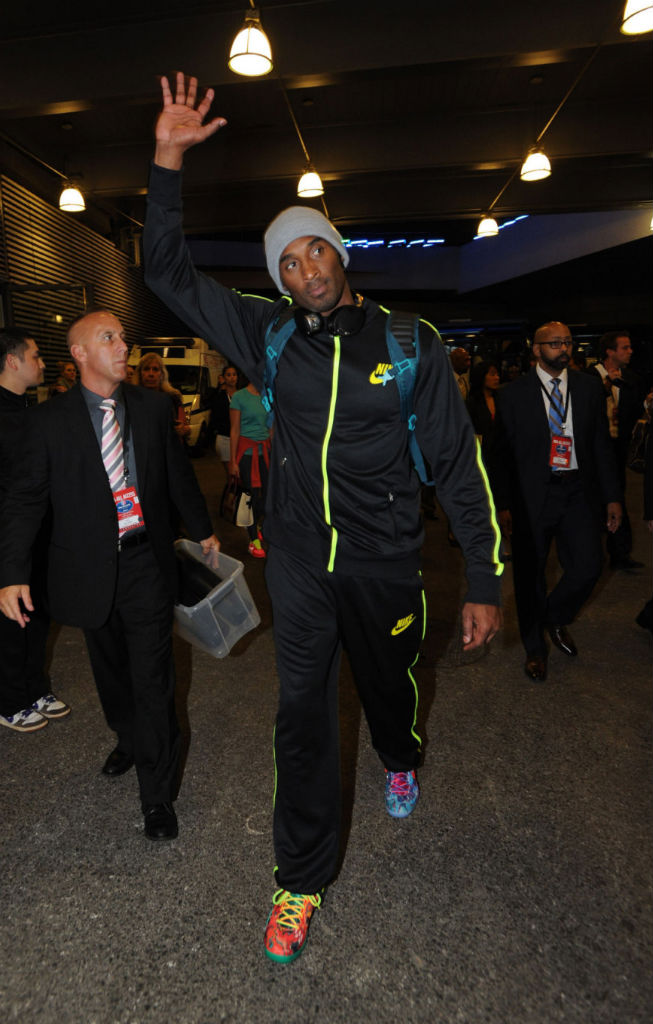 Kobe Bryant wearing Nike Kobe 8 System What the Kobe