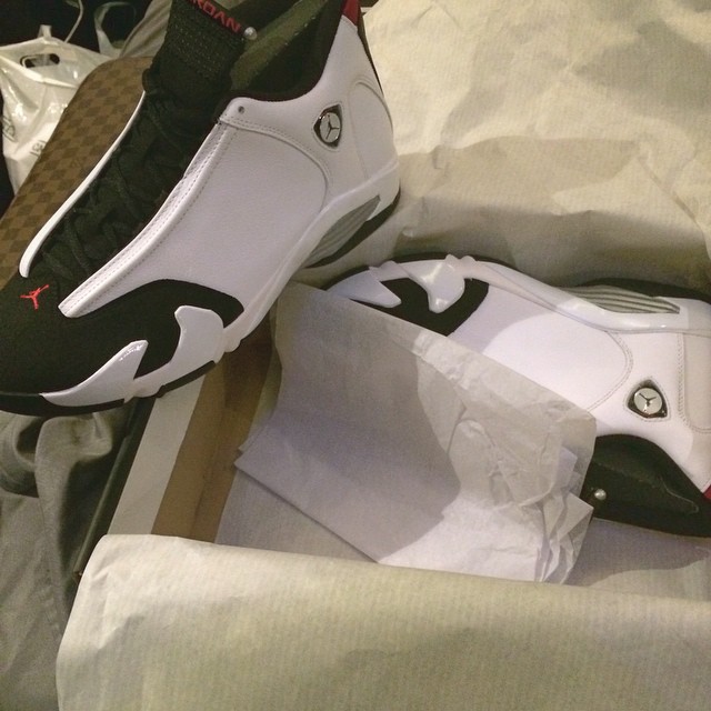 B.o.B. wearing Air Jordan XIV 14 Black Toe