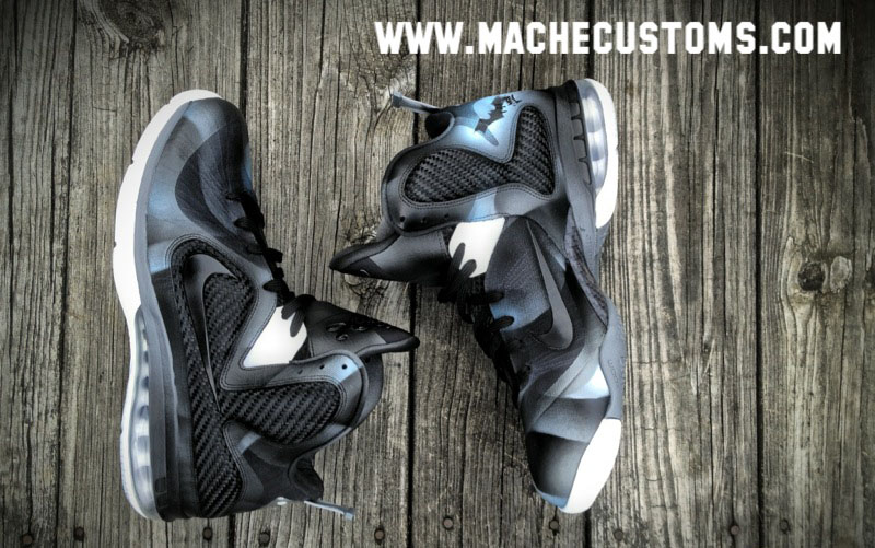 Nike LeBron 9 Dark Knight by Mache Custom Kicks (1)