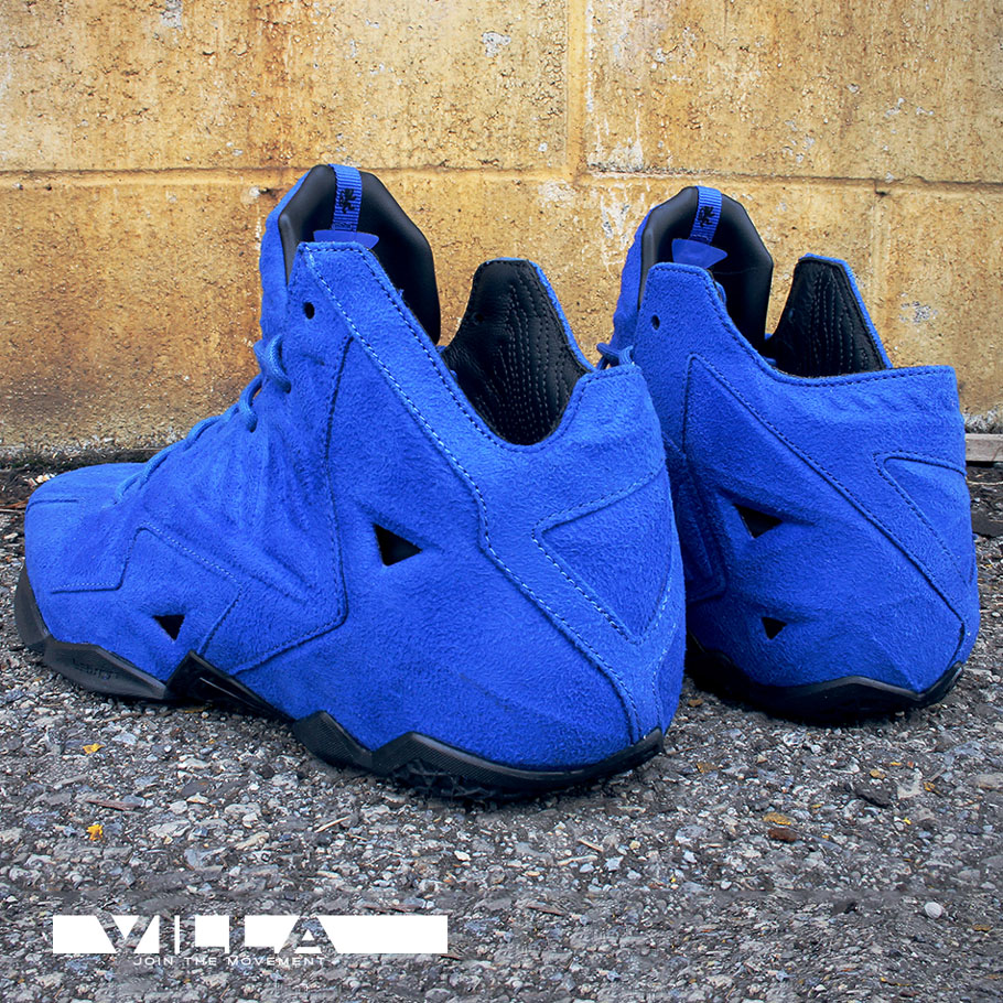 Nike LeBron XI 11 EXT Blue Suede (4)