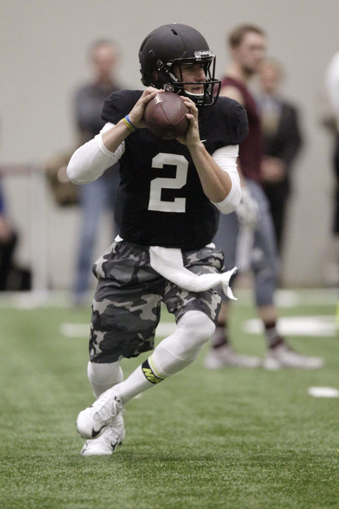 Johnny Football Wears Nike for NFL Pro Day (1)