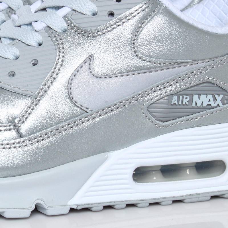 Nike Air Max 90 Womens Metallic Silver 325213-010 7