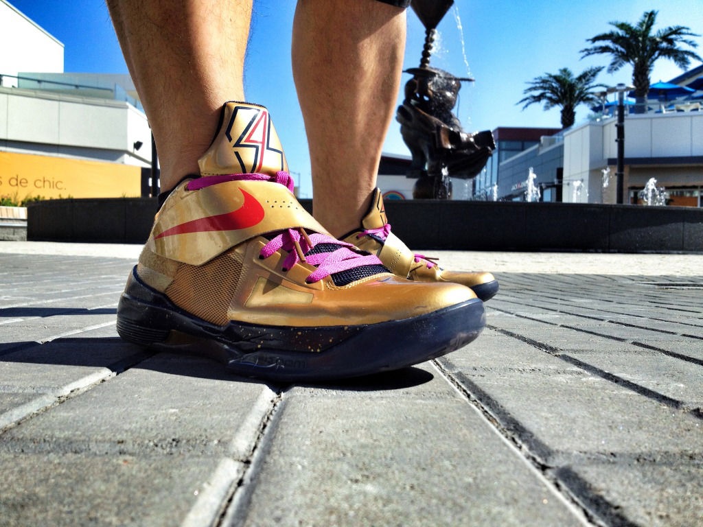Spotlight // Forum Staff Weekly WDYWT? - 9.14.13 - Nike Zoom KD IV Gold Medal by Shooter