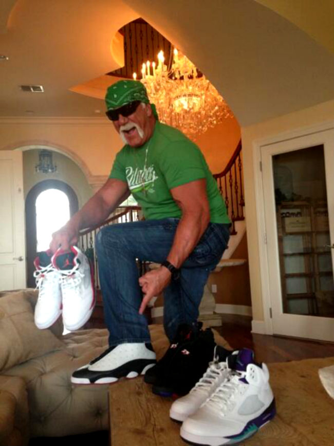 Hulk Hogan Is Still Picking Up Jordan Retros