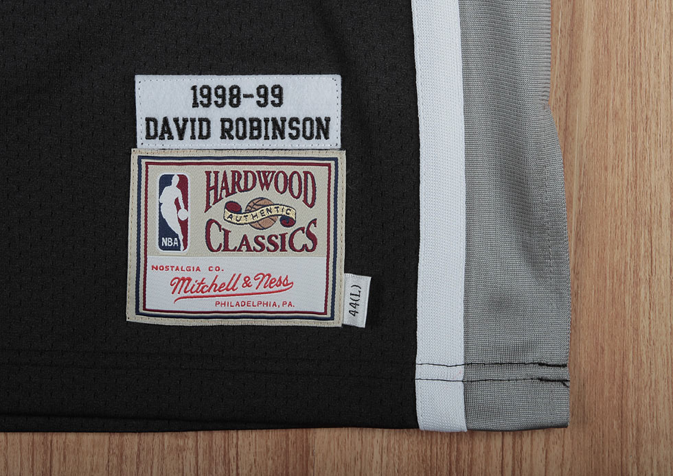 Jersey Spotlight: David Robinson San Antonio Spurs Hardwood Classics Mitchell & Ness (3)