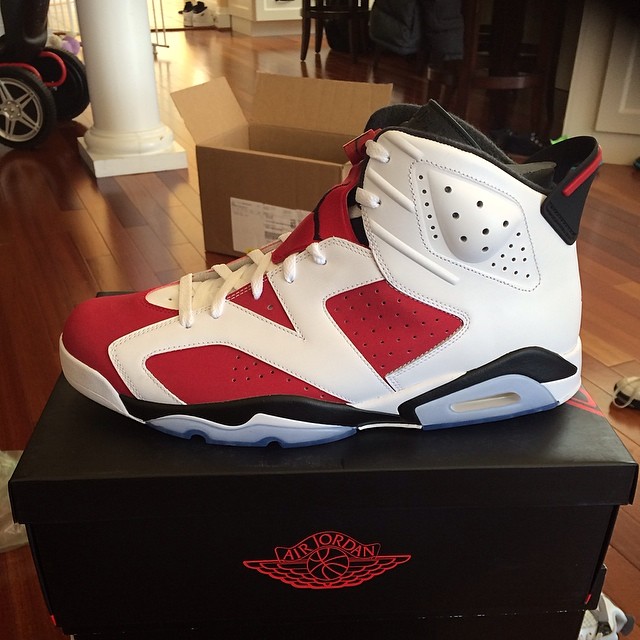 Rip Hamilton Picks Up Air Jordan VI 6 Carmine