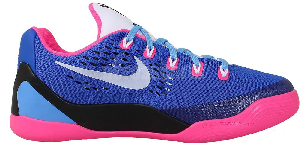 Nike Kobe IX 9 EM GS Hyper Pink/White-Hyper Cobalt 653593-600 (2)