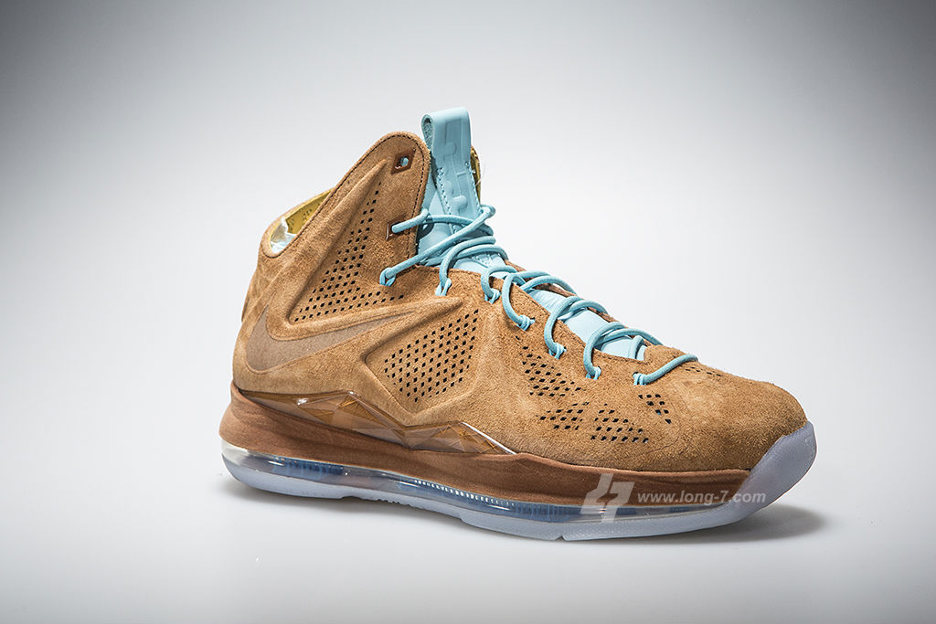 Nike LeBron X EXT Brown Suede 607078-200 (2)