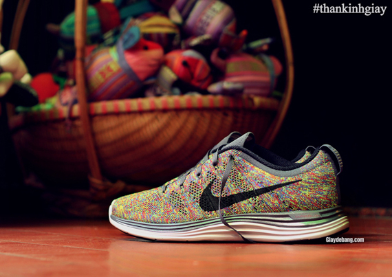 nike flyknit lunar 1 multicolor for sale