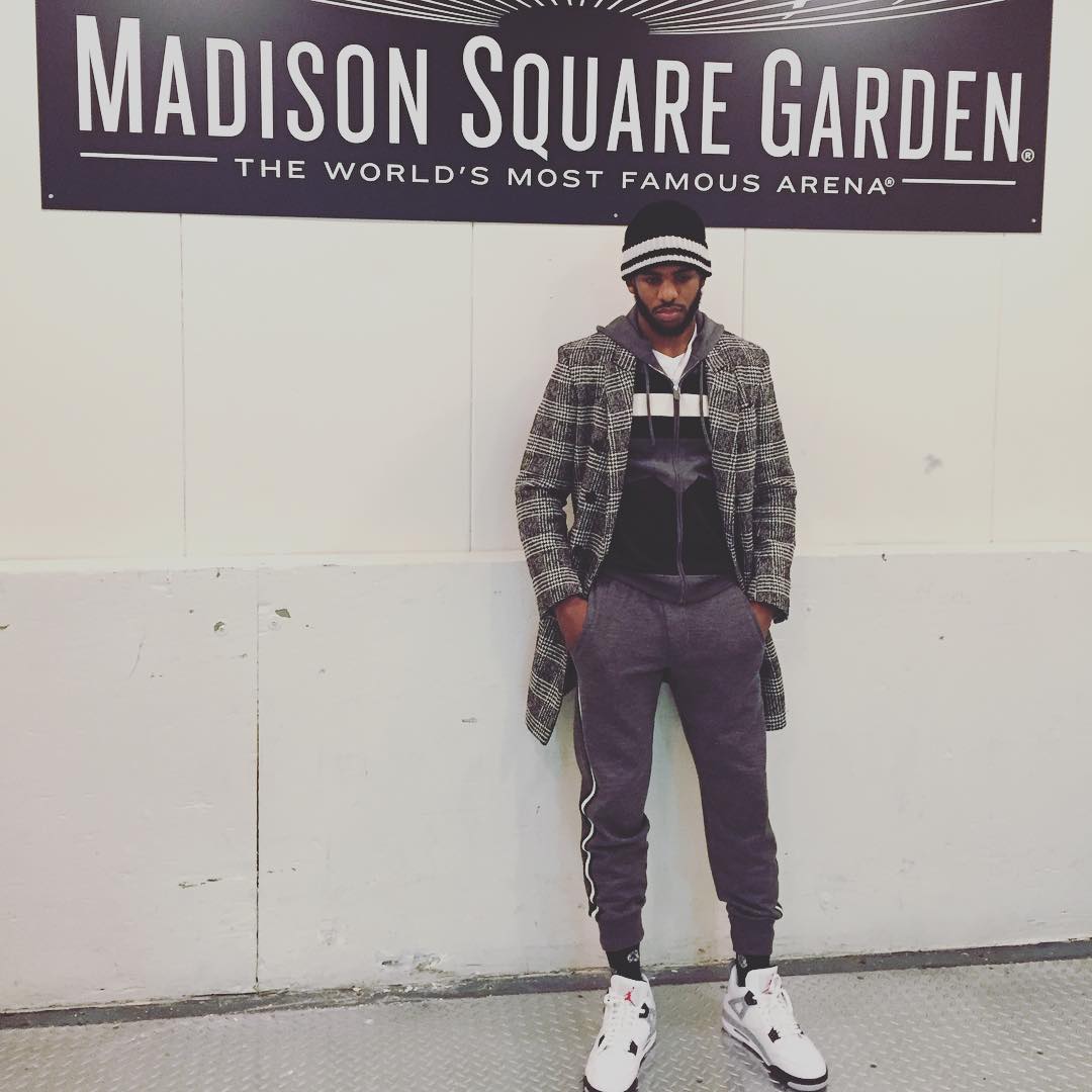 Chris Paul Wearing the 'Cement' Air Jordan 4 '89