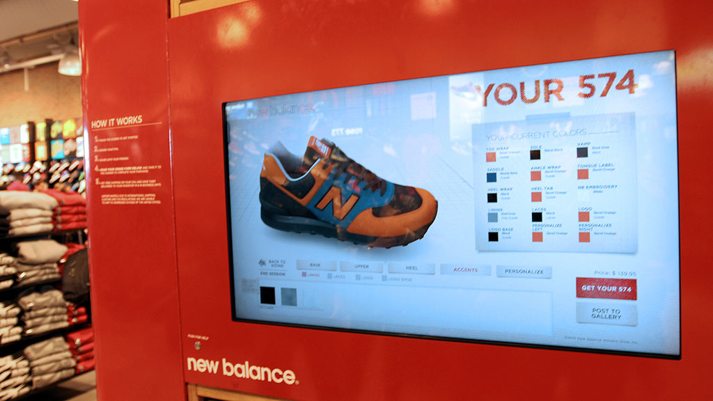 New Balance Kiosk for 574 Customization at Foot Locker in Times Square (12)