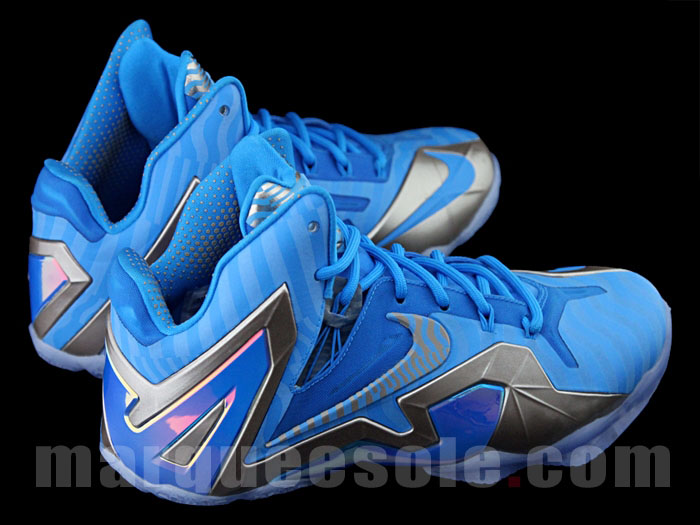 Nike LeBron XI 11 Elite Blue 3M (5)