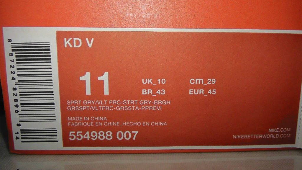 Nike KD V Energy Sport Grey Violet Force Strata Grey Bright Crimson Electric Green 554988-007 (6)