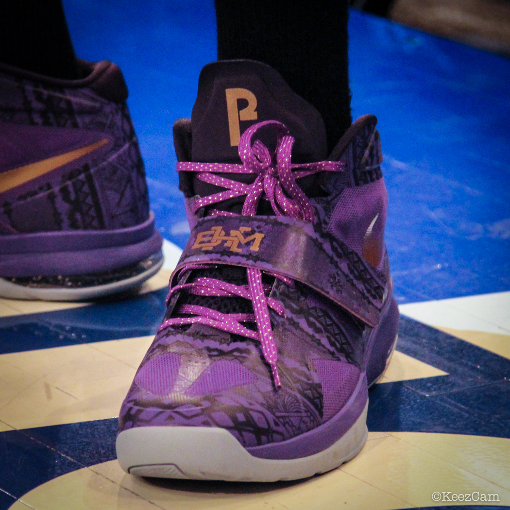 Sole Watch: Up Close At MSG for Knicks vs Nets - Paul Pierce wearing Nike Air Legacy 3 BHM