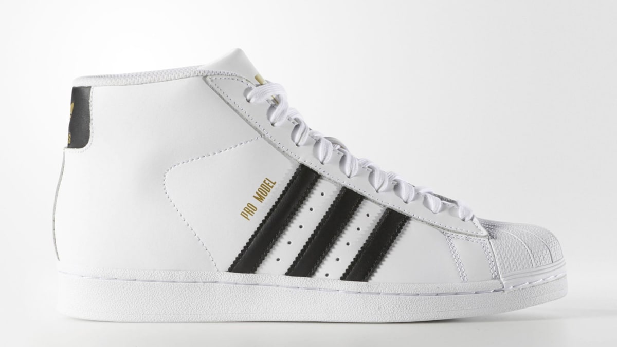 adidas pro model mid top sneaker