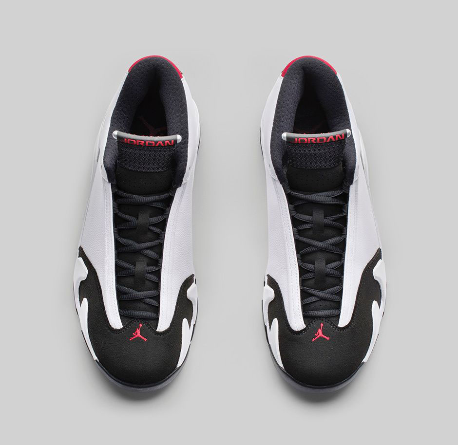Air Jordan XIV 14 Retro Black Toe Official 487471-102 (3)