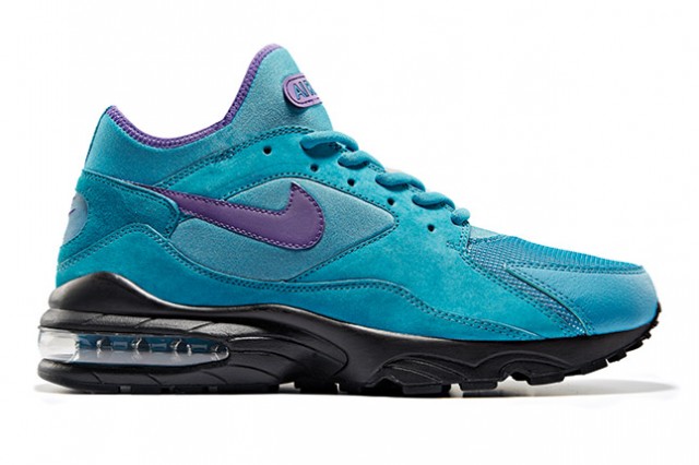 size x Nike Air Max 93 in turquoise purple black