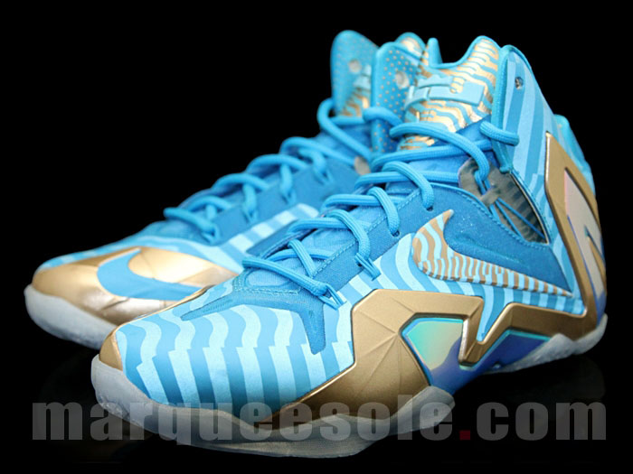 Nike LeBron XI 11 Elite Blue 3M (4)