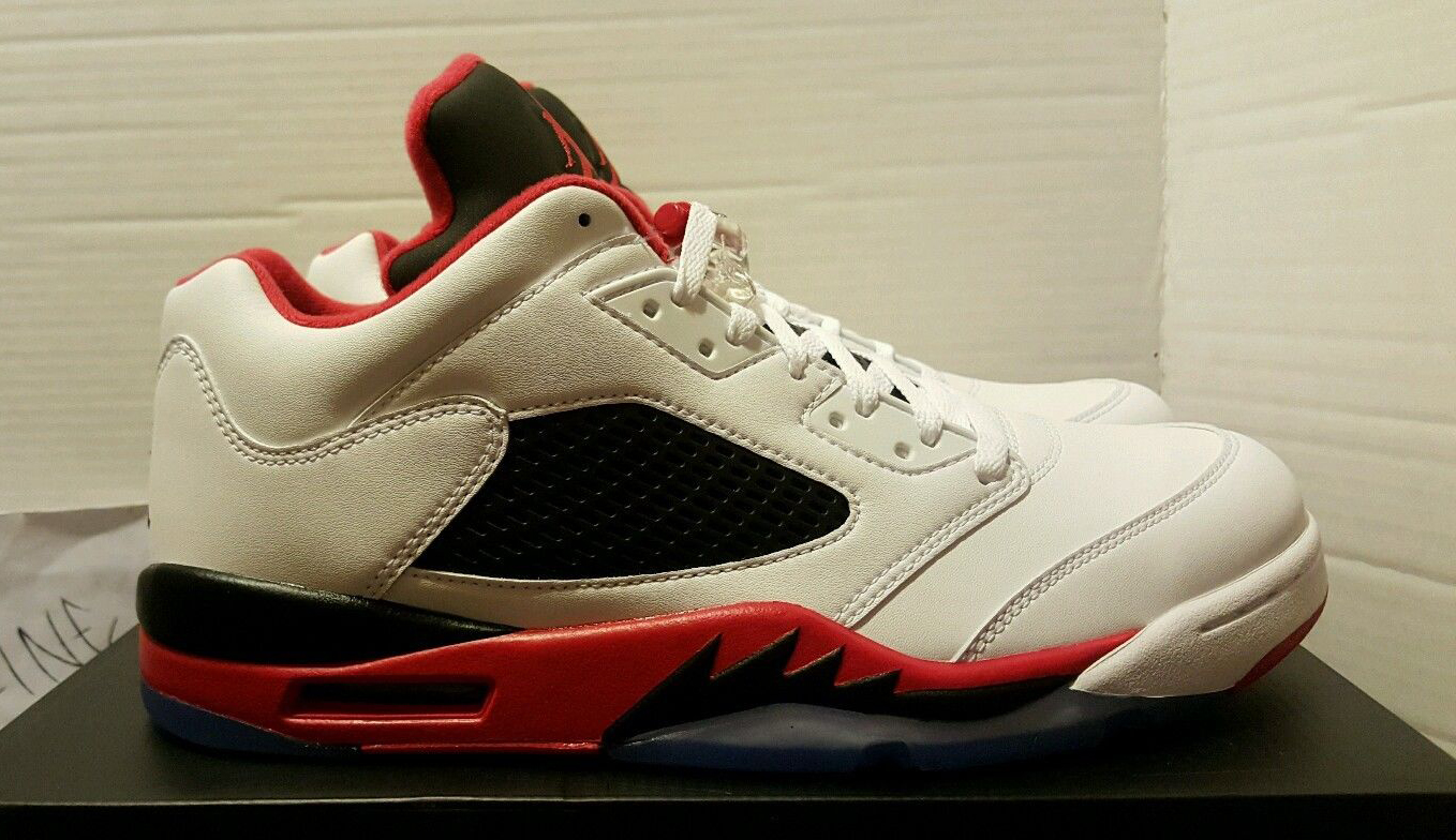 jordan 5 fire red lows