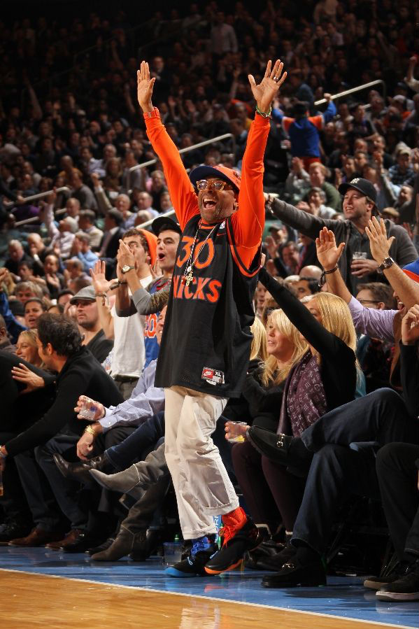 Spike Lee wearing Air Jordan XX8 Knicks (4)