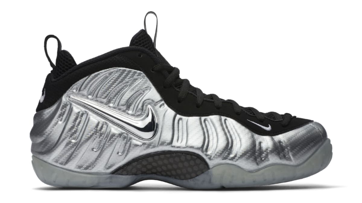 white silver foamposites