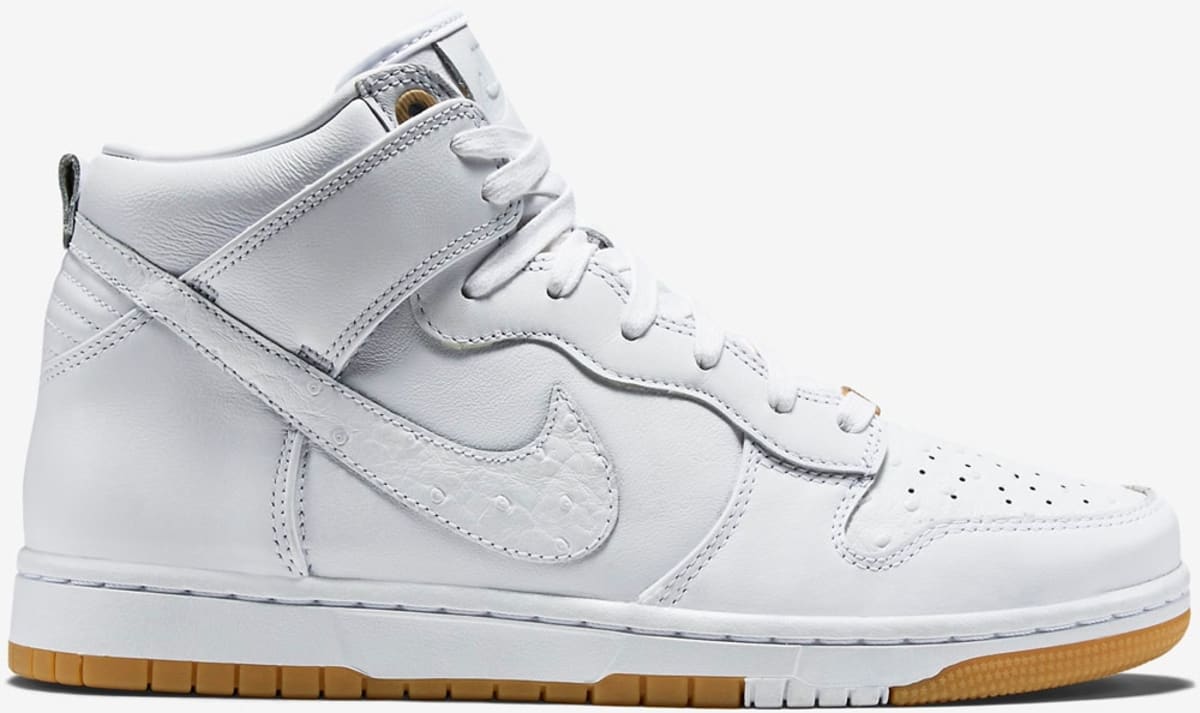 plain white dunks