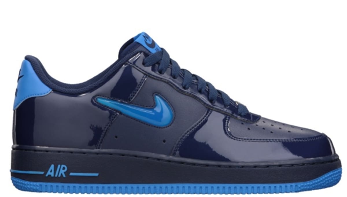 blue sole air force 1