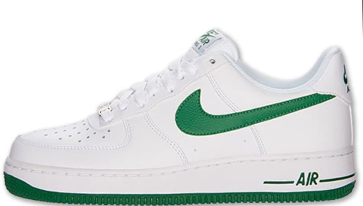 nike air force 1 low contrast stitch pine green