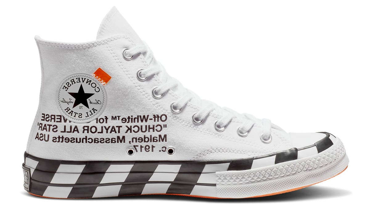 off white high top chucks