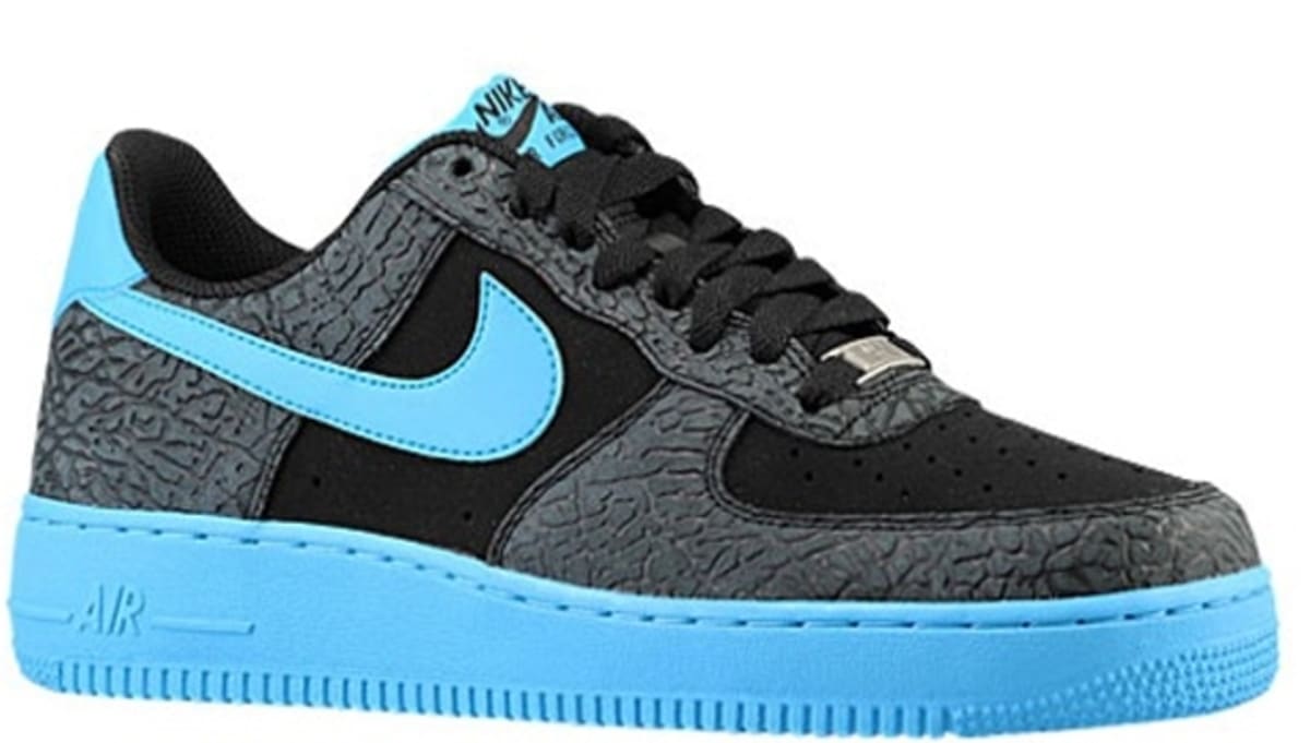 Nike Air Force 1 Low Black/Vivid Blue | Nike | Sole Collector