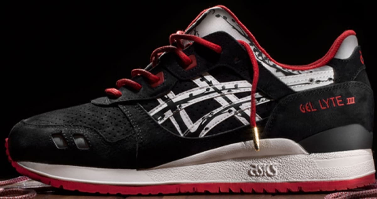 asics gel lyte 3 red black white asics gel lyte 3 red black white