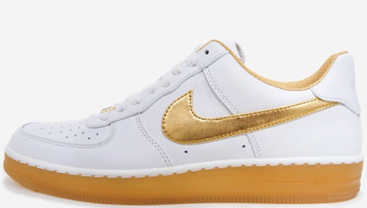 nike air force 1 white metallic rose gold