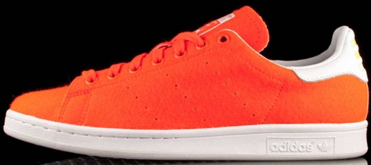 stan smith white orange